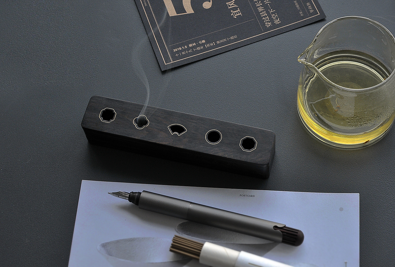 苏窗观香 | 心中有笔墨，案上有苏窗 | 檀木线香器（图ZMTMwOTg0MTQ0） - 生活用品 - 站酷设计师唯诗设计原创素材 - 站酷ZCOOL