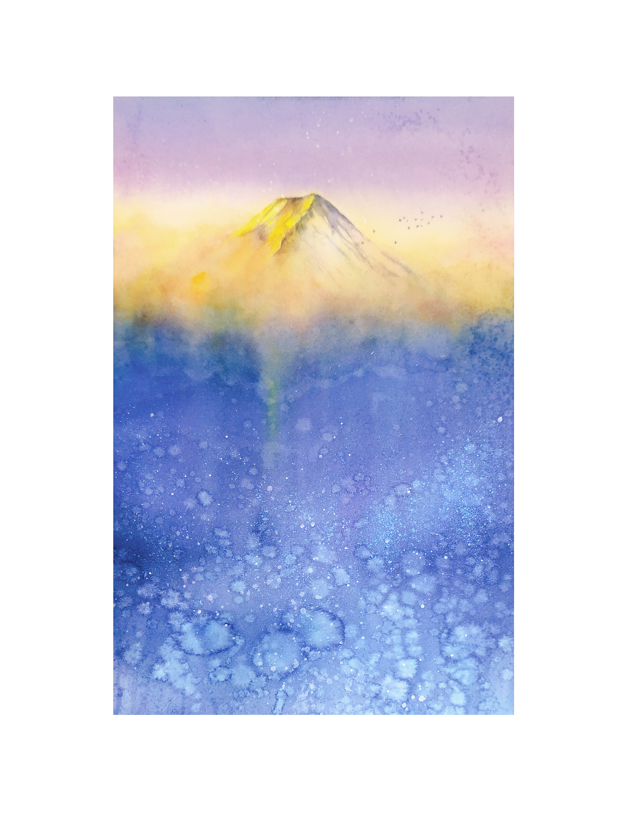 富士山（图ZMTUzMzM3MjA4） - 绘画 - 站酷设计师树上没有_猫原创素材 - 站酷ZCOOL