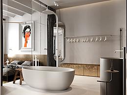 現(xiàn)代公寓效果圖