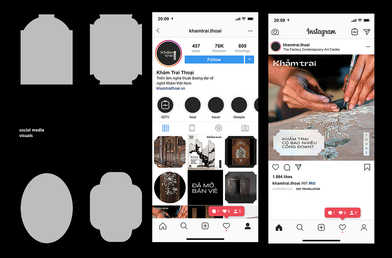 设计分享/ Kham Trai Thoai-珍珠镶嵌:故事|展览