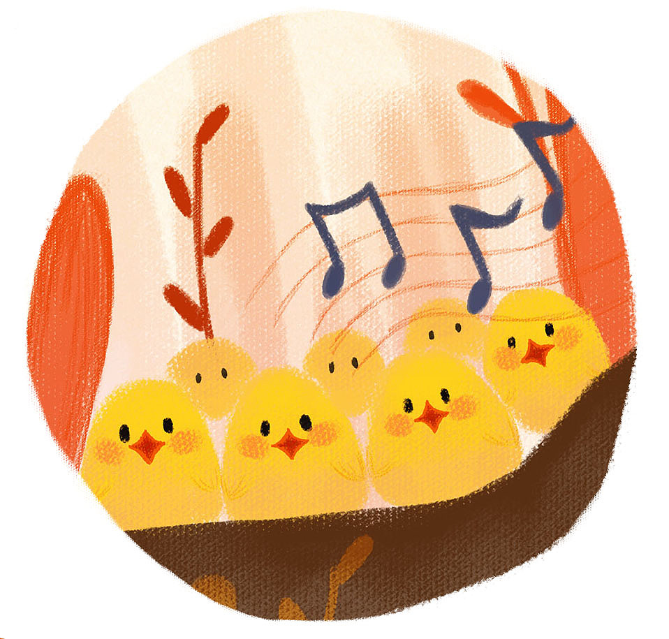 鸡年新乐章（图ZNjkzMDg0NTI=） - 商业插画 - 站酷设计师CloverL原创素材 - 站酷ZCOOL