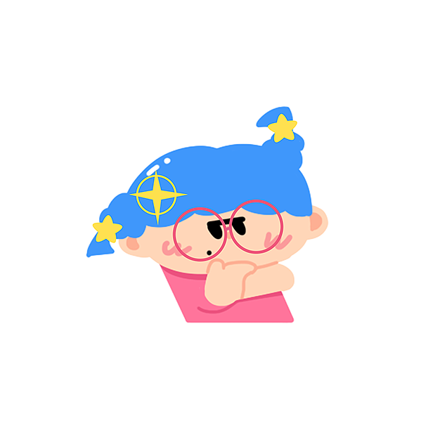 设计打工妹趣味贴纸