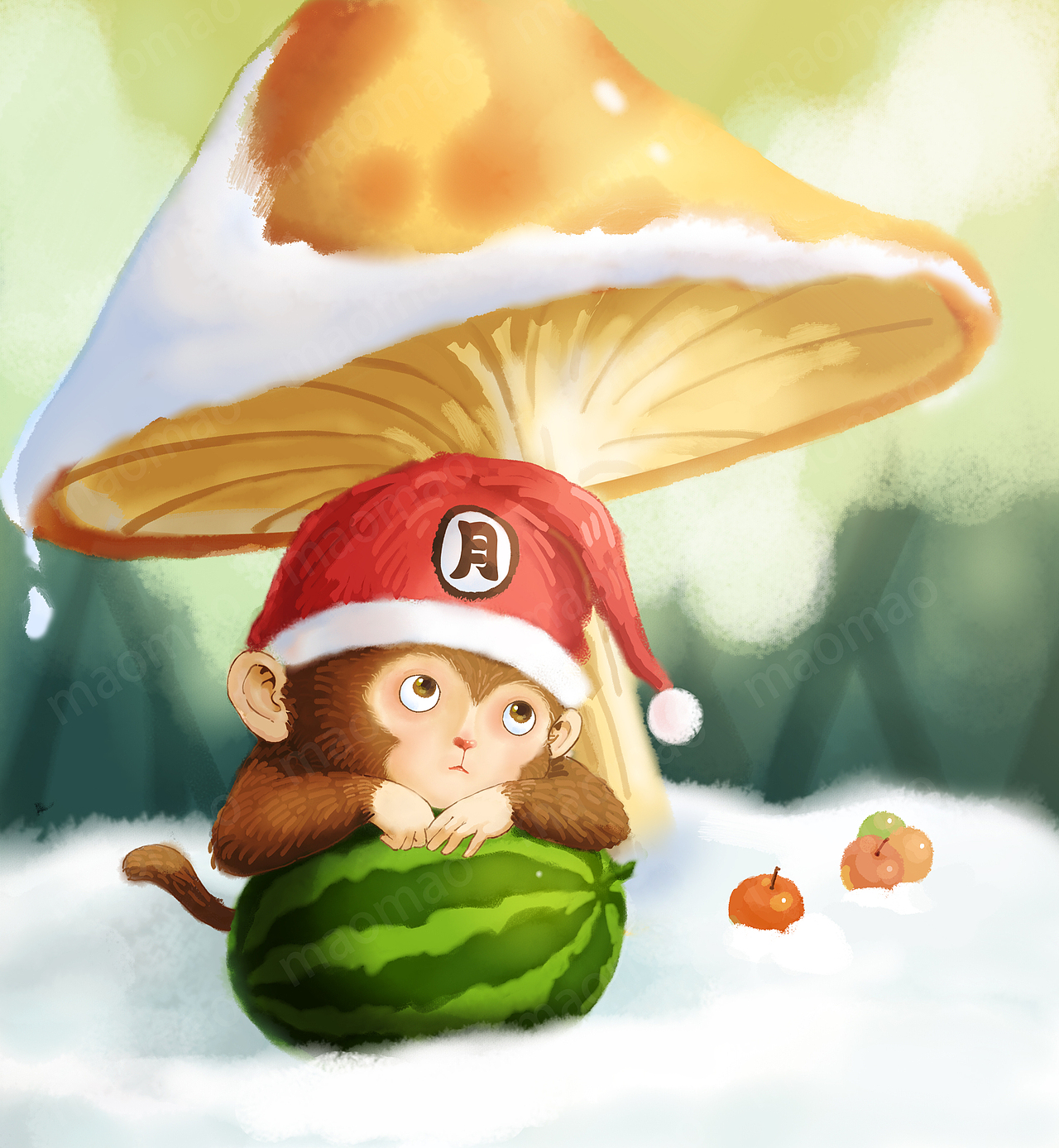 小猴子和她的西瓜