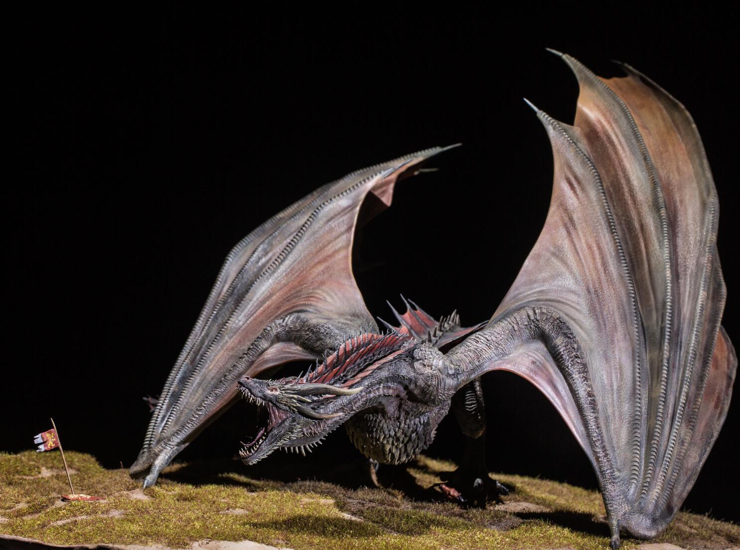 权利的游戏冰与火之歌卓耿龙模型手办雕像