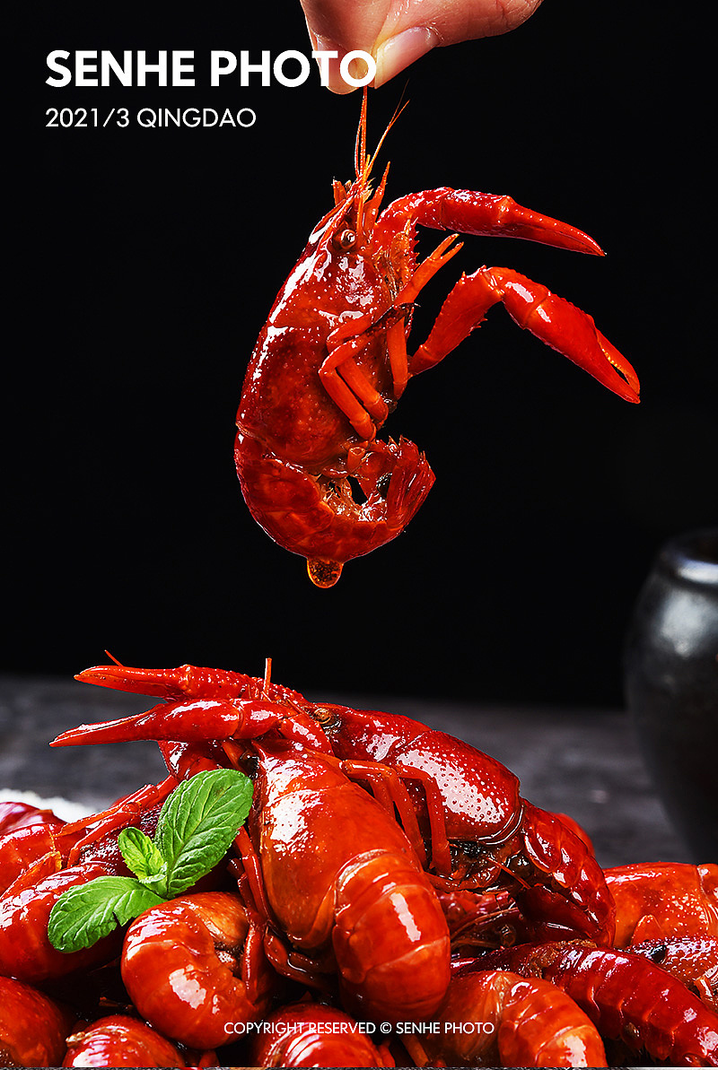 麻辣小龙虾一组|摄影|美食摄影|青岛森和视觉摄影 - 原创作品 - 站酷