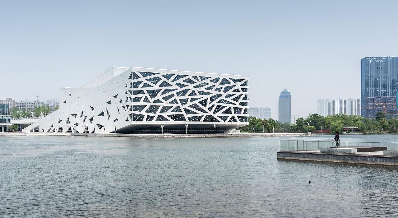 建筑景观摄影临平大剧院