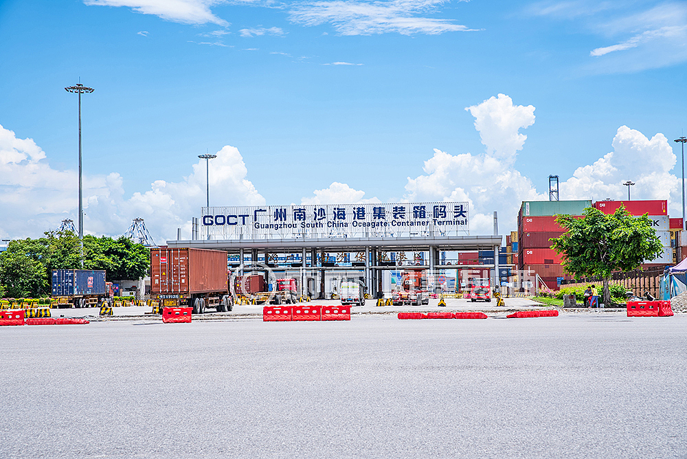 广州南沙自贸区建筑风光摄影