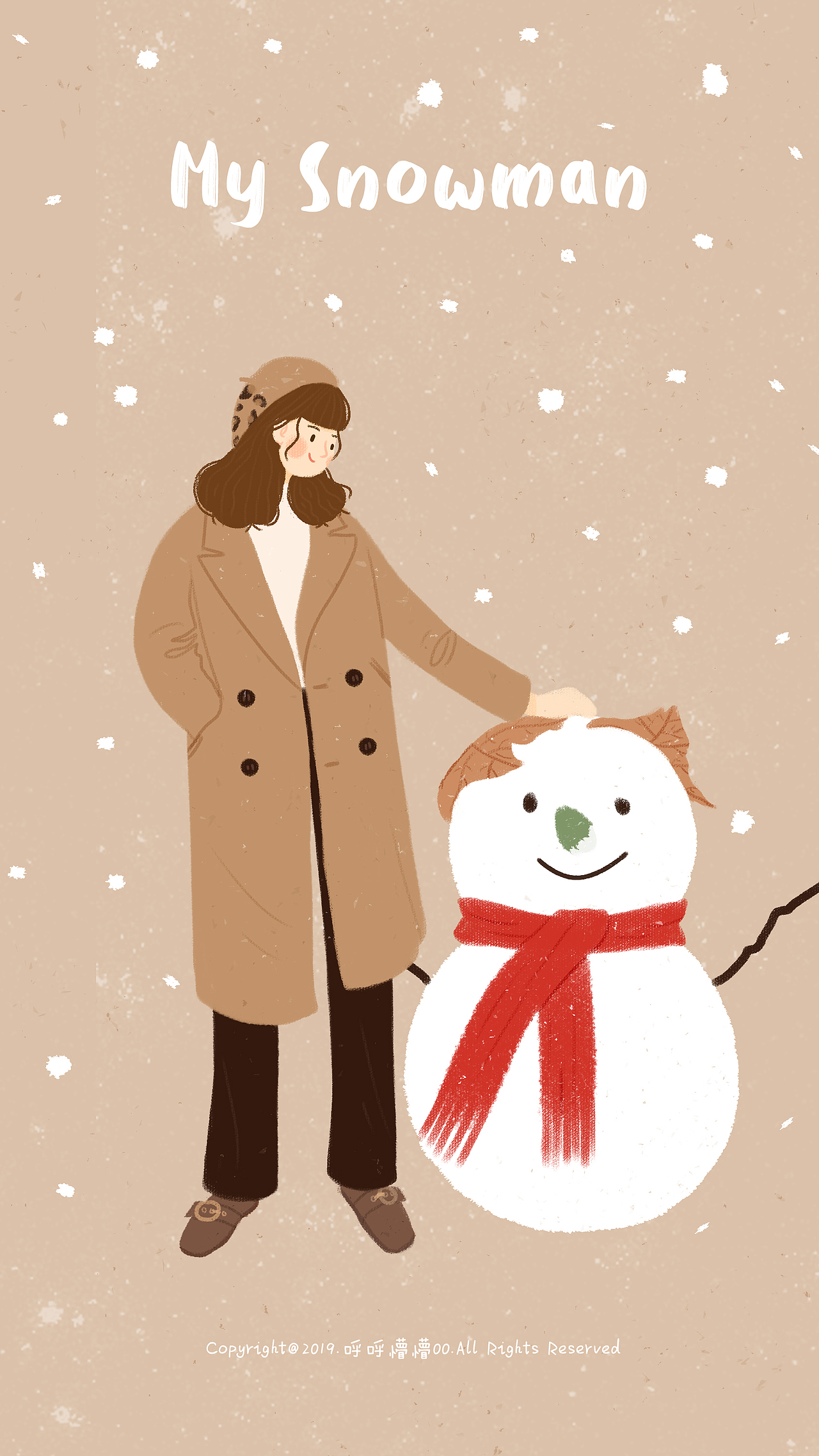 《画个冬天的自己×8》（图ZMTkxNzk5ODQw） - 创作习作 - 站酷设计师胡胡不是呼呼原创素材 - 站酷ZCOOL