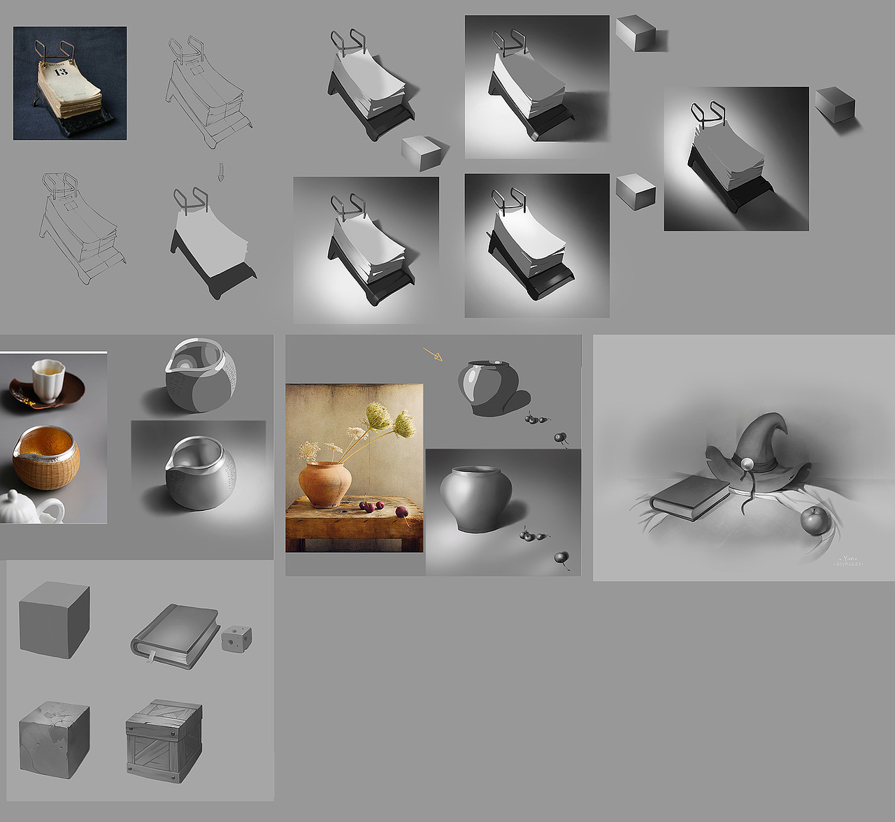 2018.11-2019.04 厚涂基础入门