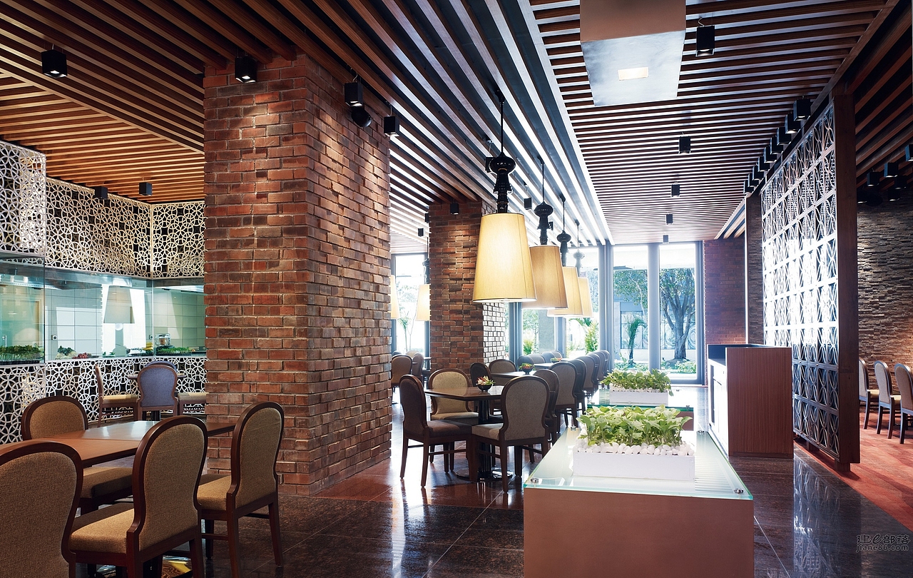 餐厅效果临摹练习（图ZMTQ3MTYxNTI=） - 家装设计 - 站酷设计师H2Young原创素材 - 站酷ZCOOL