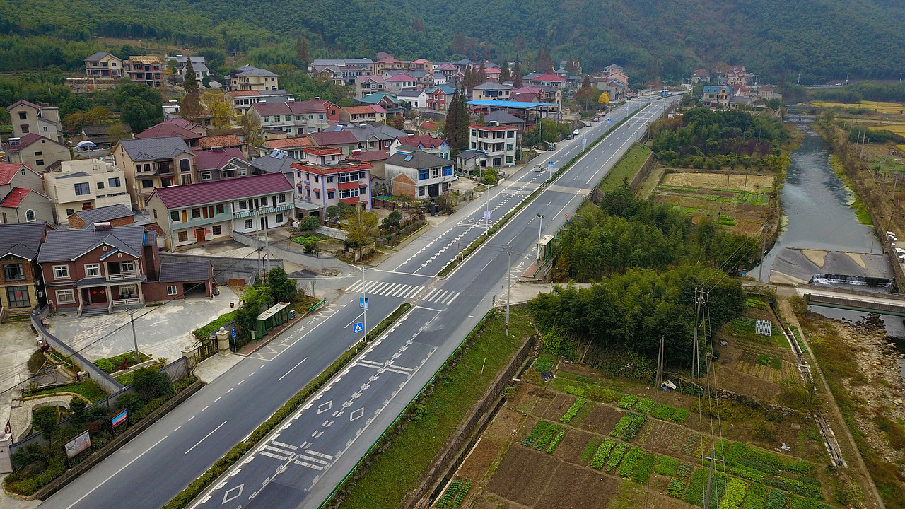 浙江省杭州市余杭区泗溪村风景照