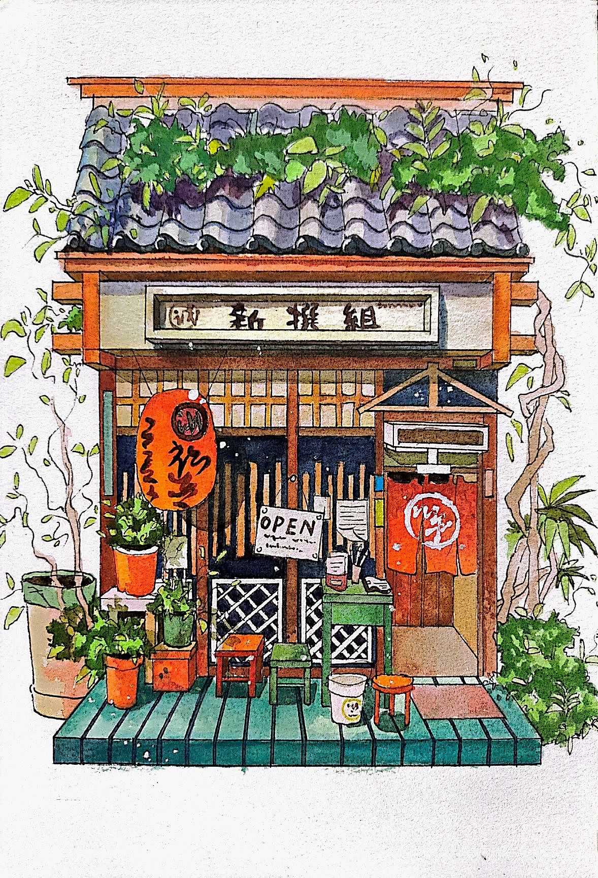 手绘原创水彩自绘（图ZMzY0ODY5OTg4） - 绘画 - 站酷设计师芙蕾雅马哈原创素材 - 站酷ZCOOL