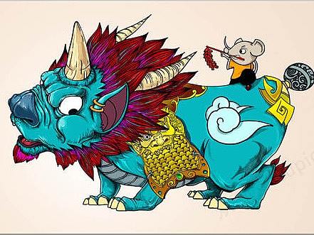 2020年鼠年插画