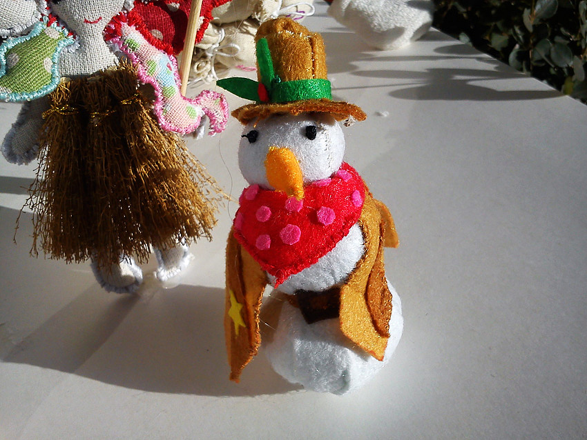 不织布版本的小雪人