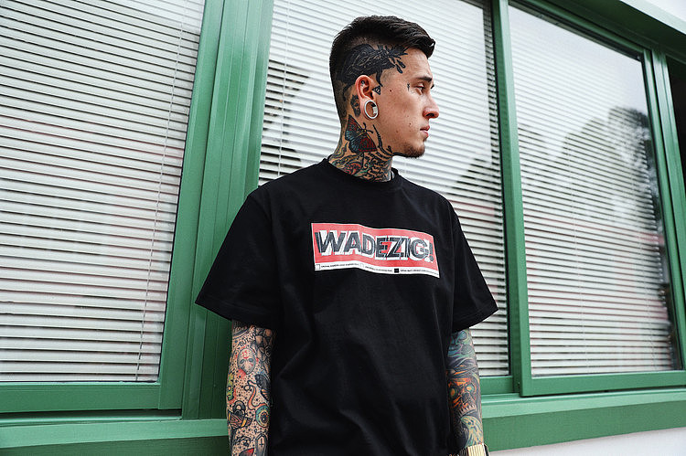 HELL BOY X REFUSION 创意恶搞 印花 短袖