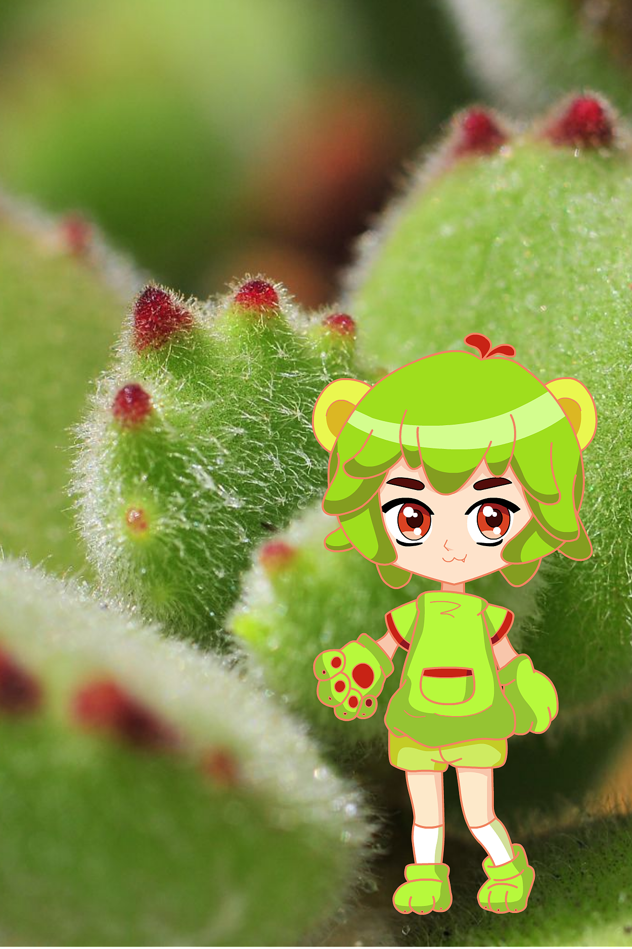 多肉植物拟人形象设计