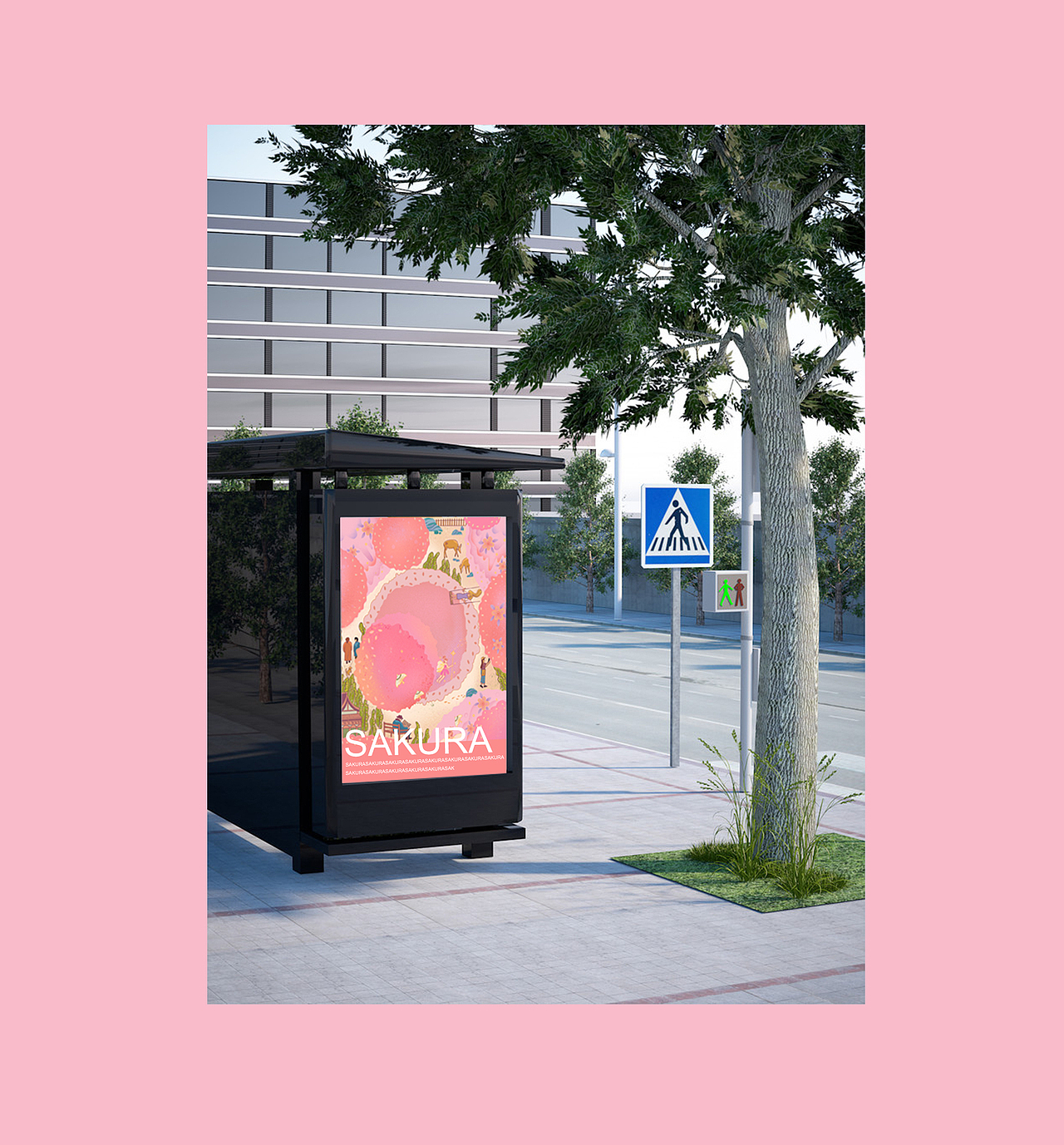 樱花季节（图ZMjQ5NDA3MDgw） - 商业插画 - 站酷设计师萝卜头121原创素材 - 站酷ZCOOL