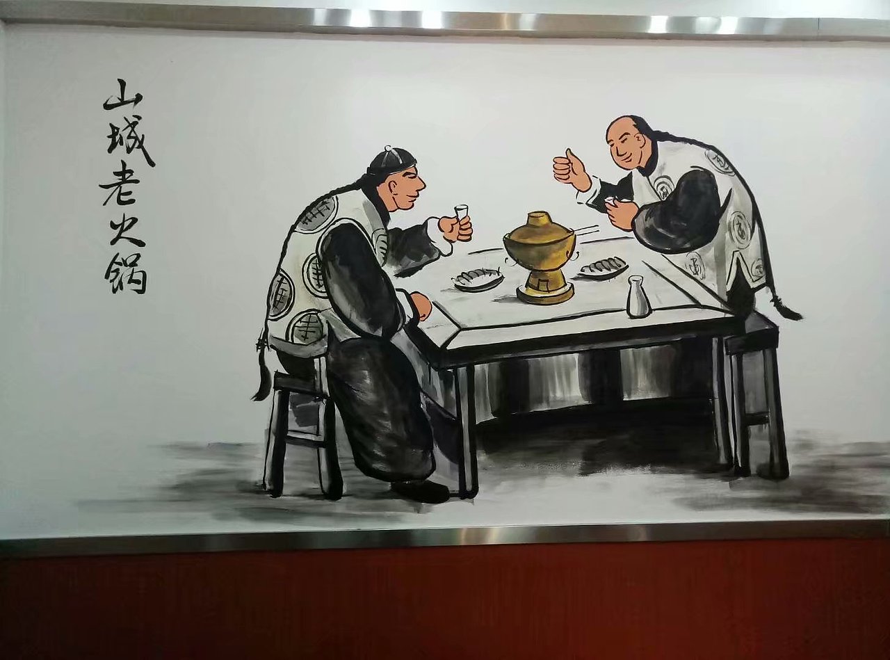 阿杜手绘速写肖像画墙绘手绘墙涂鸦墙体彩绘美术培训