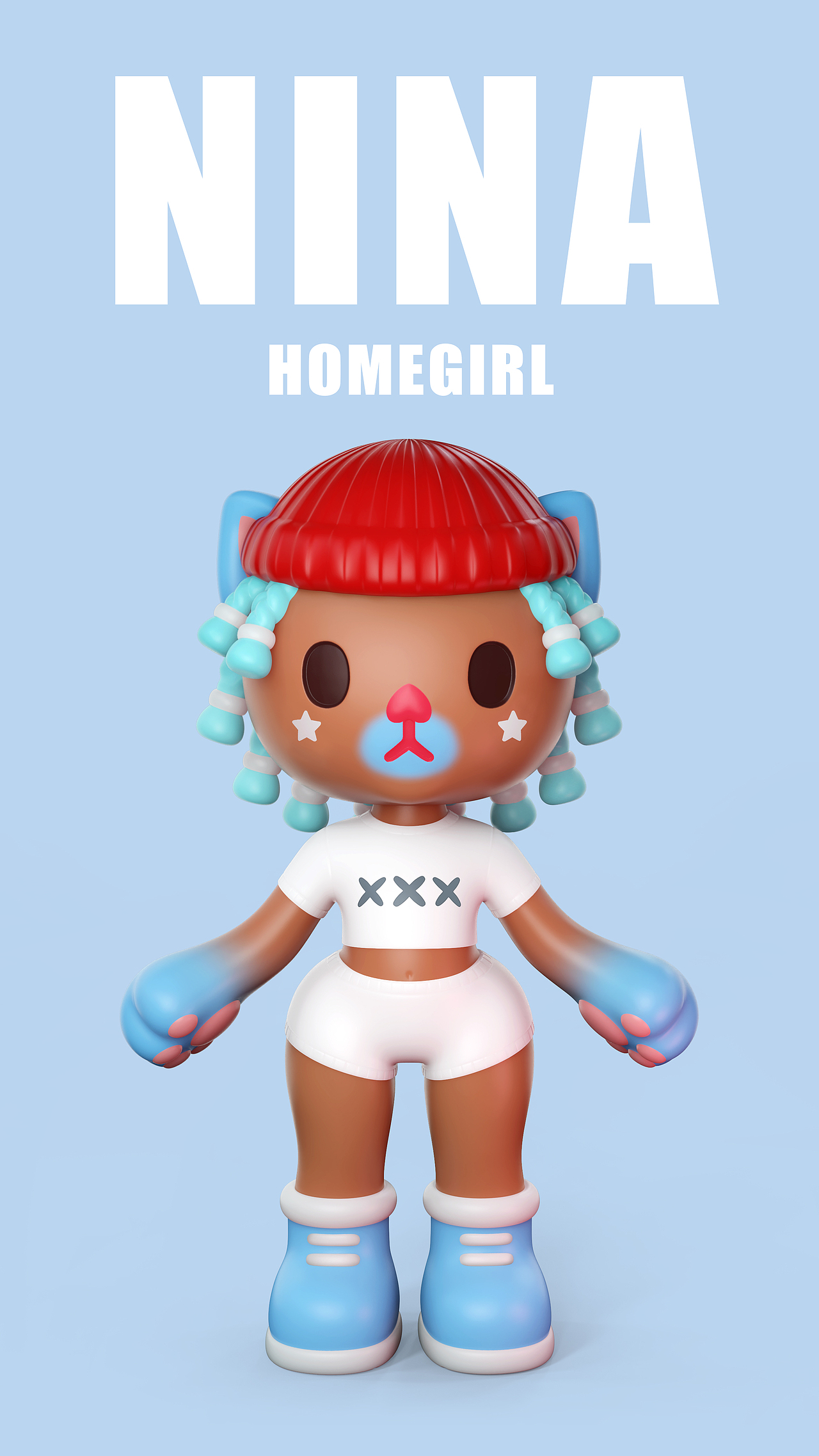 设计师玩具NINA和大家见面啦~