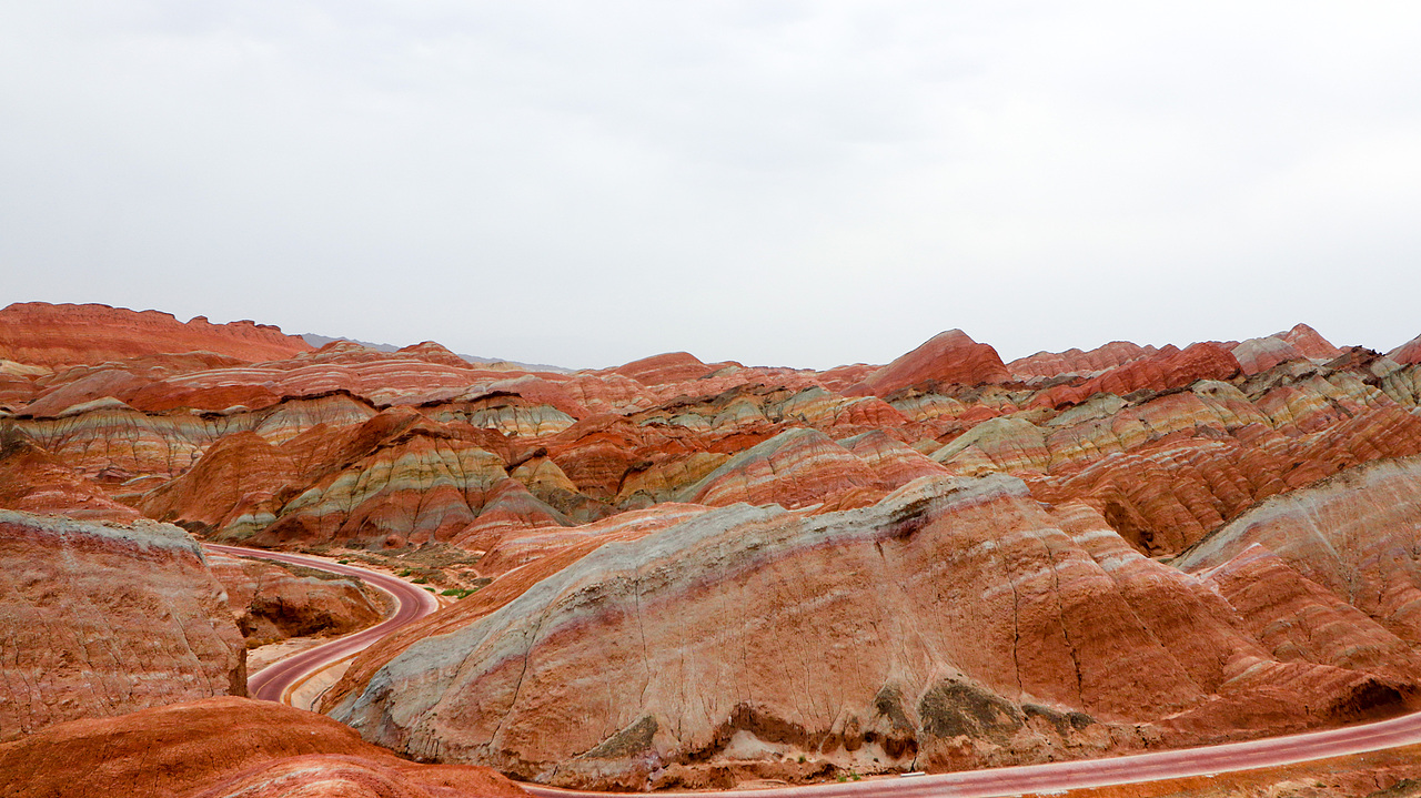 西北-七彩丹霞（图ZMTMzMjM4Mjg4） - 风光摄影 - 站酷设计师梦醒时分sr原创素材 - 站酷ZCOOL