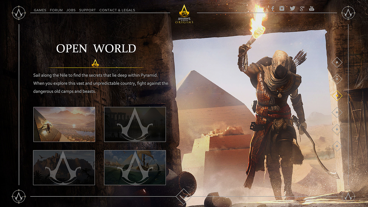 Assassin's Creed Origins（图ZOTA2ODA4NjA=） - 游戏/娱乐 - 站酷设计师回首是否依旧原创素材 - 站酷ZCOOL