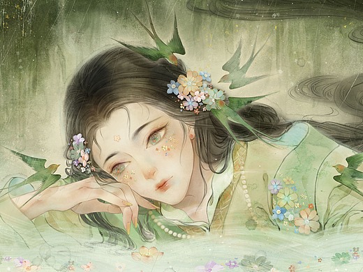 春神插画-艺术插画3432121年前插画-艺术插画1年前插