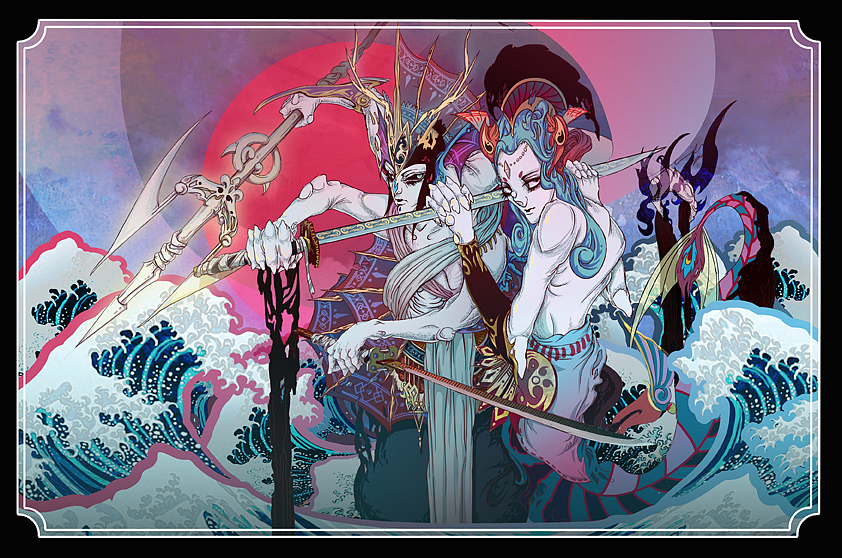 「自 欲」系列续(图ZMTA4OTIyNzI=) - 商业插画 - 站酷设计师粥颗盐原创素材 - 站酷ZCOOL