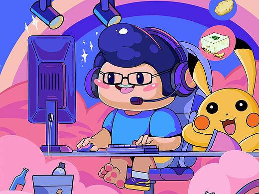 手绘插画作品（个人主页-ZNTgyMzc0OTY=） - 艺术插画 - 站酷设计师sweet静子原创素材 - 站酷ZCOOL