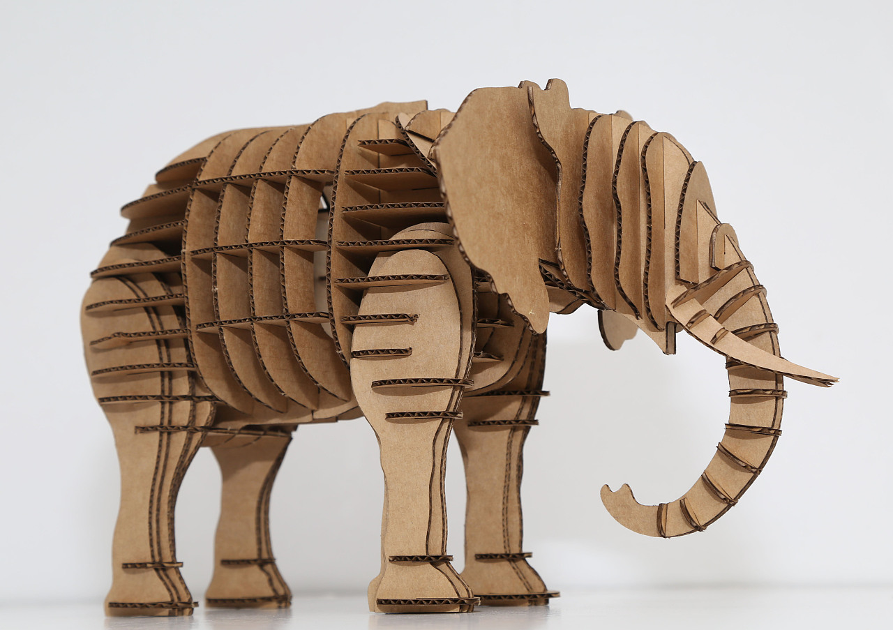 纸艺-动物世界|工业/产品|其他工业/产品|伞人 - 原创作品 - 站酷