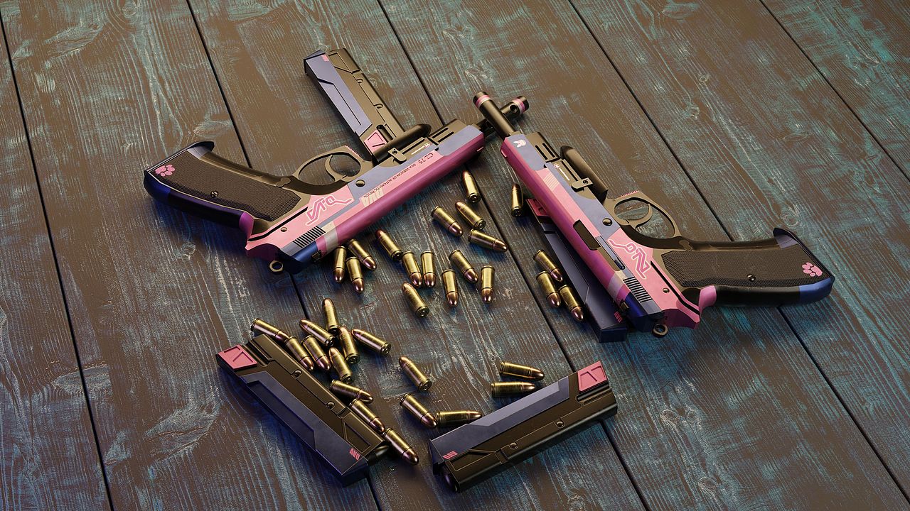DVA定制版CZ75冲锋手枪