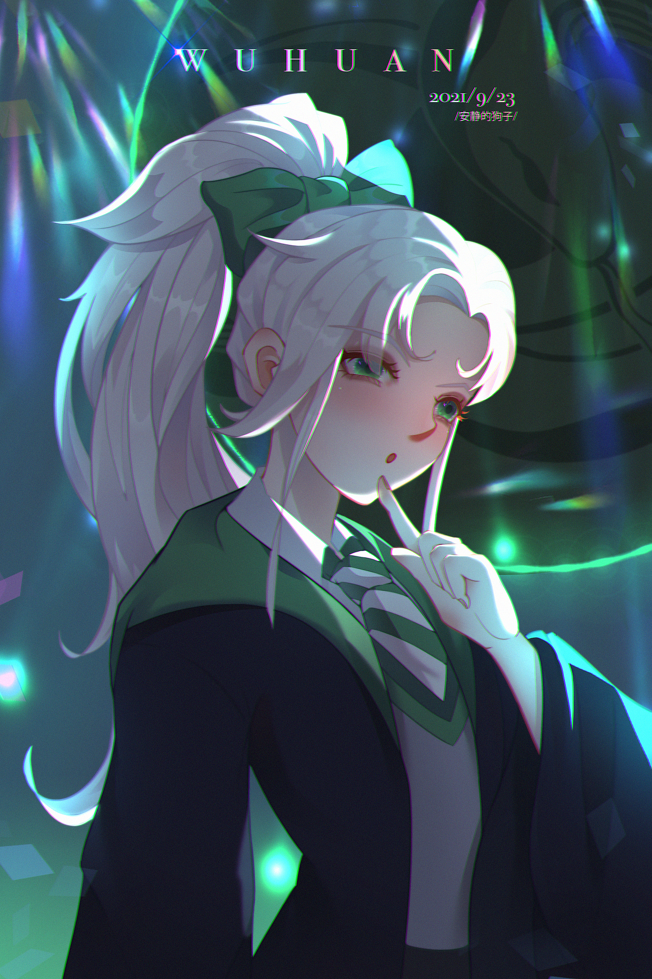 斯莱特林 蛇院女孩（图ZMjczNTEyMDky） - 创作习作 - 站酷设计师安静的狗子原创素材 - 站酷ZCOOL