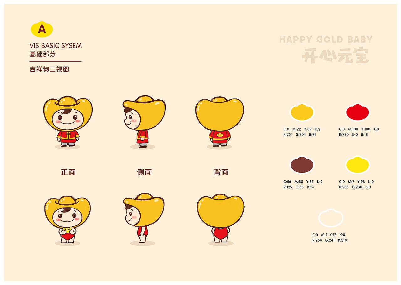 开心元宝品牌形象设计（图ZMTM1ODQwNzQ0） - 品牌 - 站酷设计师_ZHangYuJie原创素材 - 站酷ZCOOL