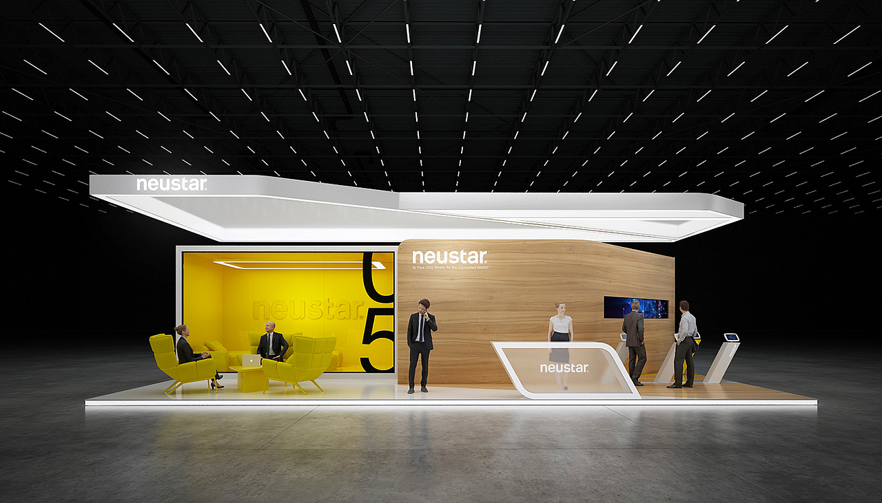 展会展厅活动舞美美陈3d效果图设计,cad图纸