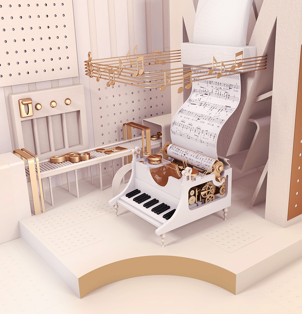 C4D场景练习（4）