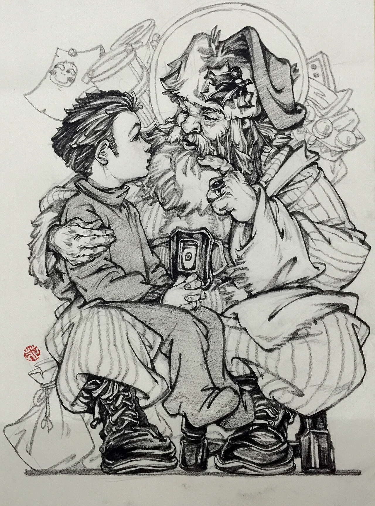 是时候更新一了_花二轮同学-站酷zcool