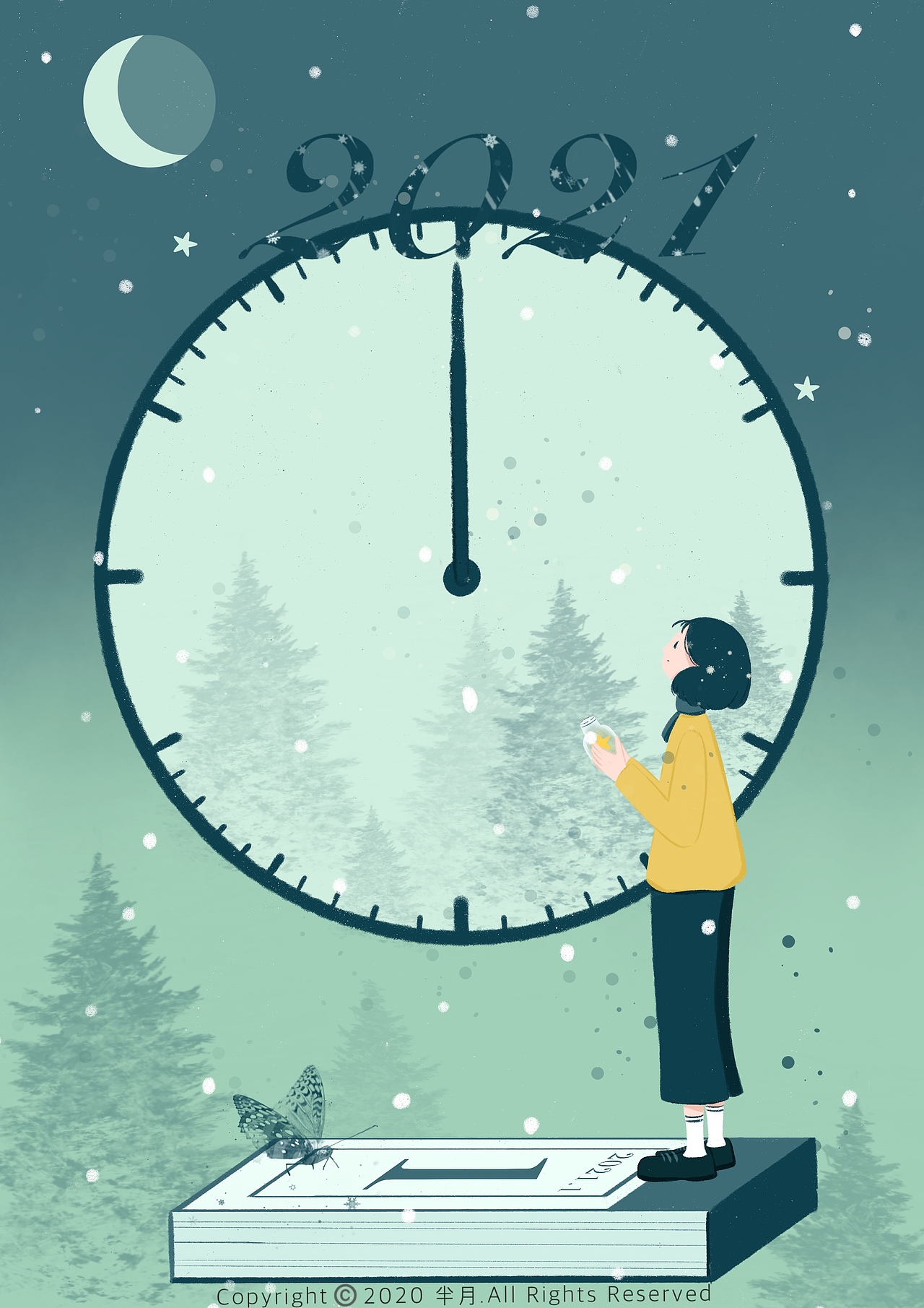 2021（图ZMjQwODY1NTUy） - 创作习作 - 站酷设计师半月插画原创素材 - 站酷ZCOOL