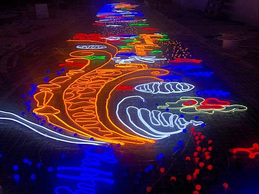 LED灯饰画生产工厂中山铭星专业定制墙体灯画