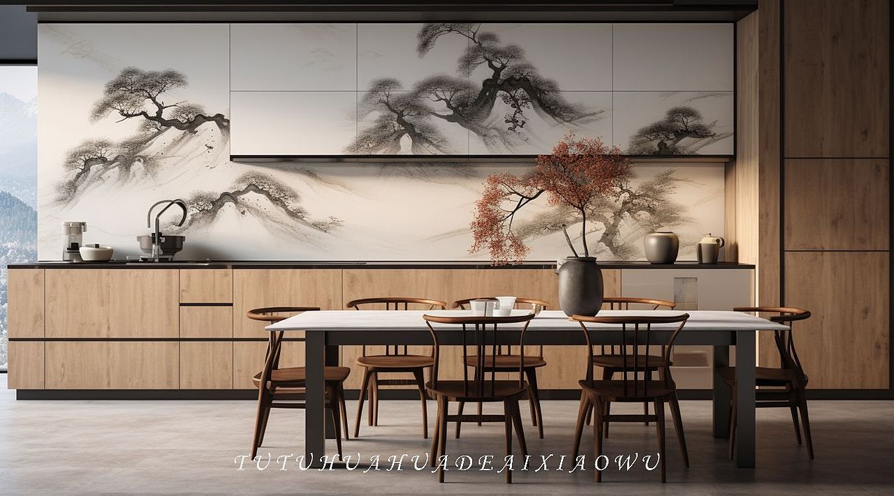 Ai ｜散发中式的厨房