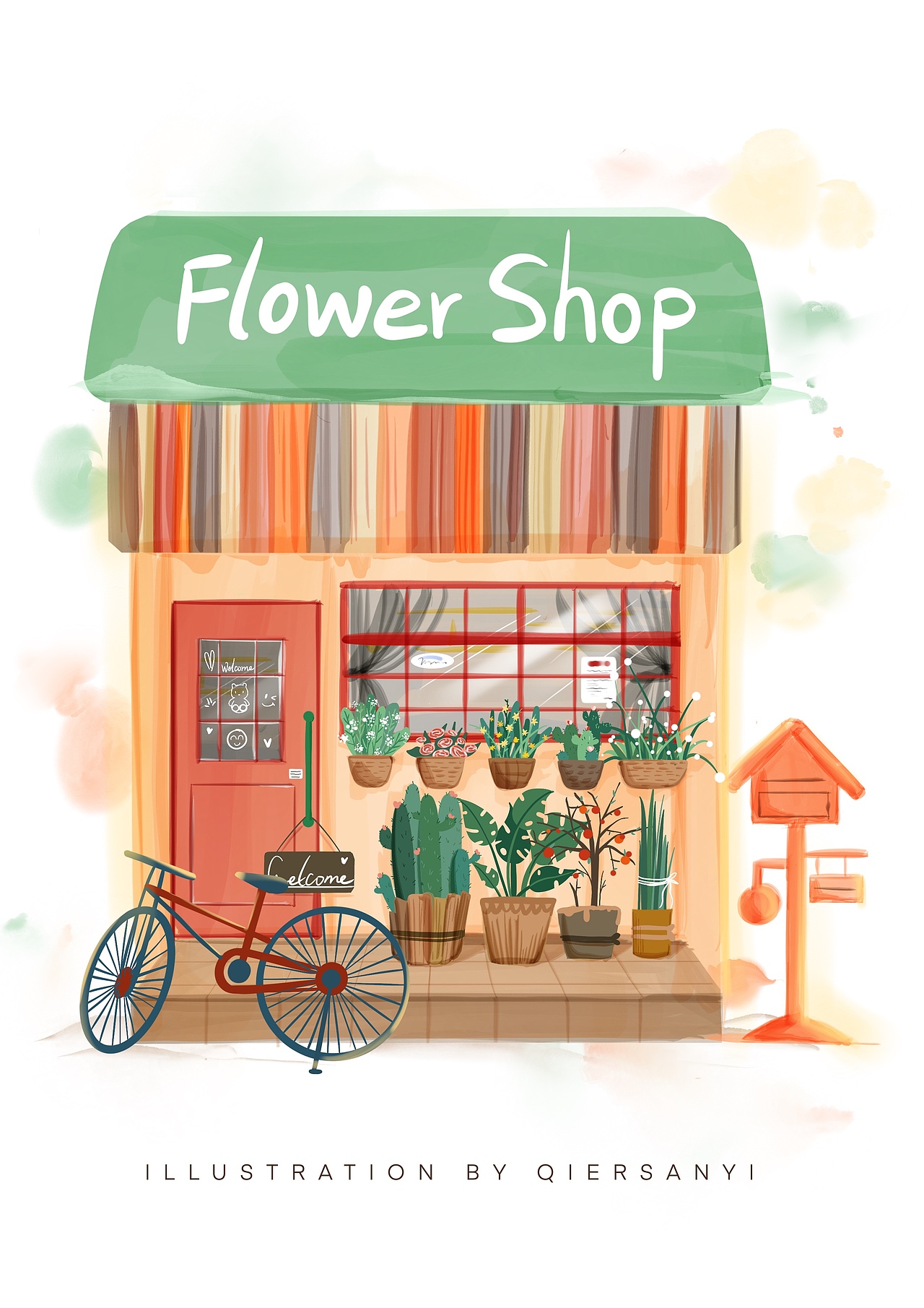 场景插画（图ZMjM0NzQwNTE2） - 创作习作 - 站酷设计师秋雨不喜欢雨原创素材 - 站酷ZCOOL