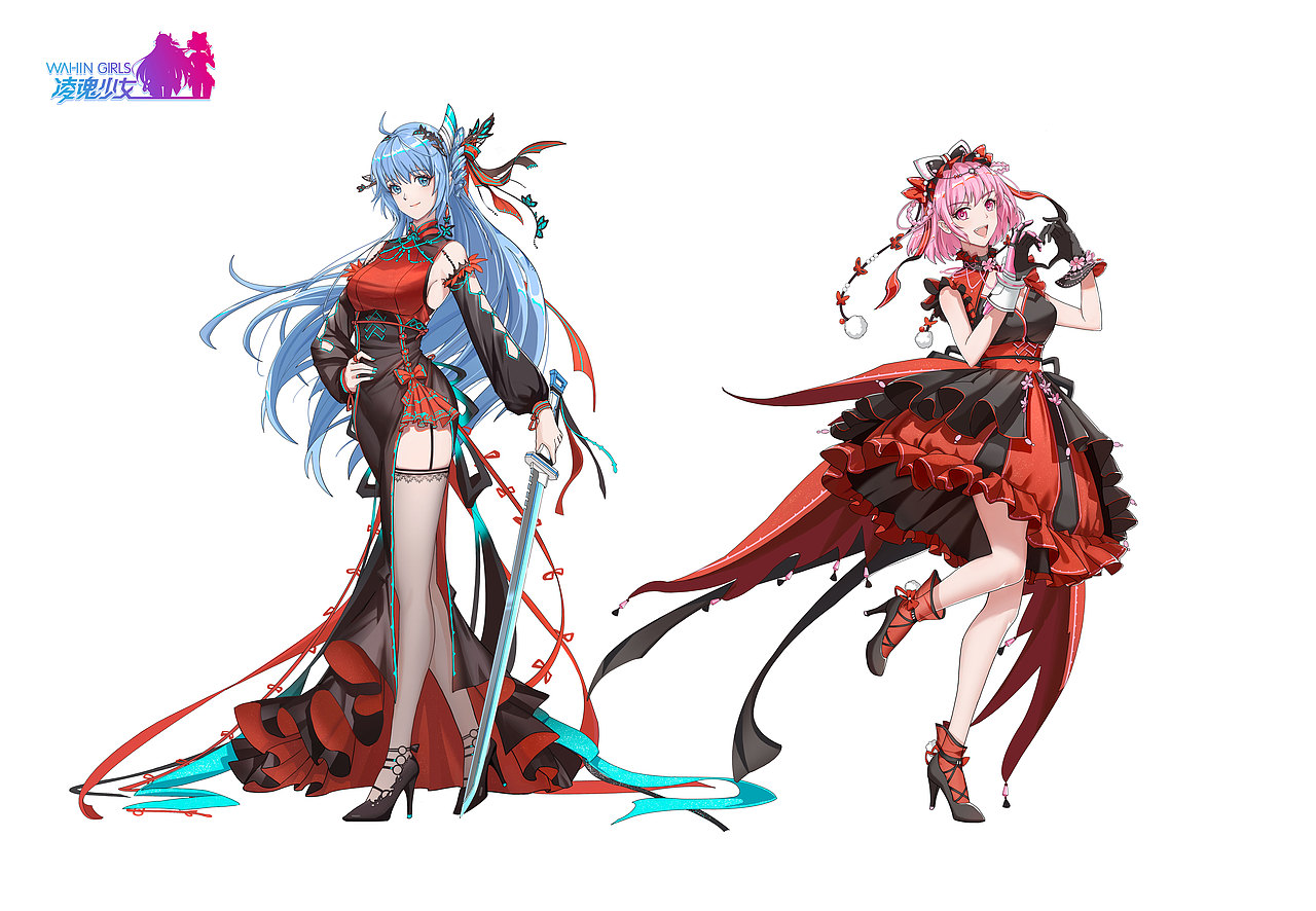 凌魂少女国风礼服（图ZMjAwMjMzNTYw） - IP形象 - 站酷设计师宋宋9481原创素材 - 站酷ZCOOL