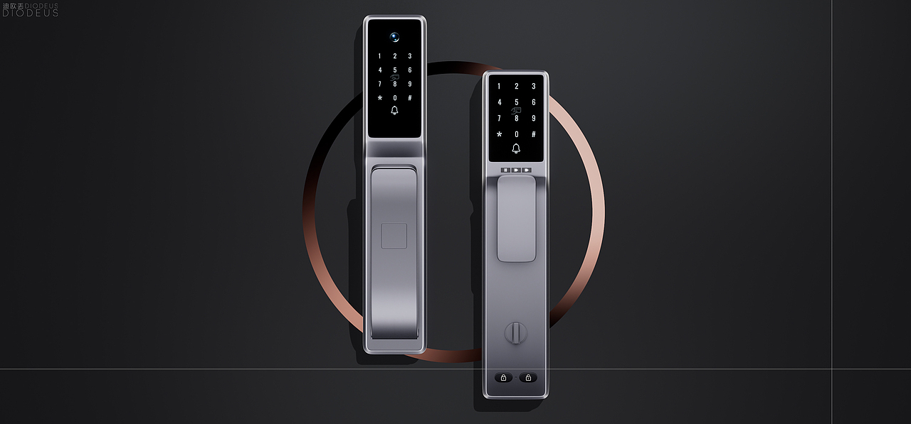 《Smart lock x 智能锁》产品建模渲染
