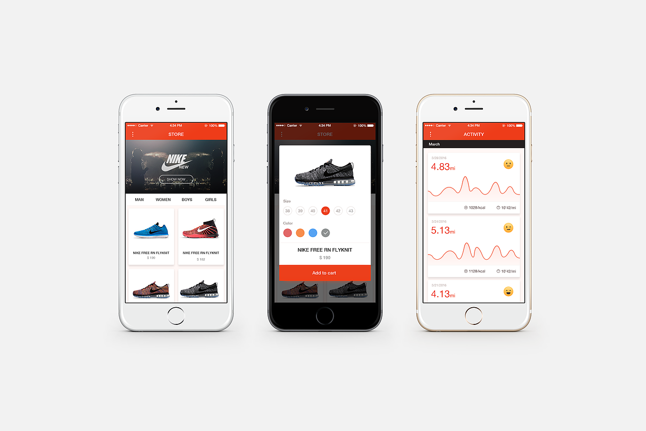 跑步类APP（图ZNDc5ODY0MDA=） - APP界面 - 站酷设计师rexed原创素材 - 站酷ZCOOL