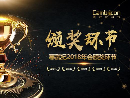 科技公司年会颁奖页面