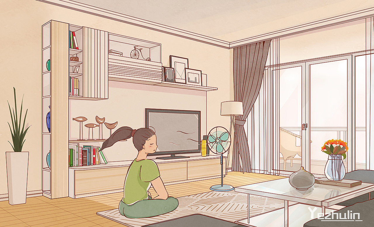 索菲亚家居插画