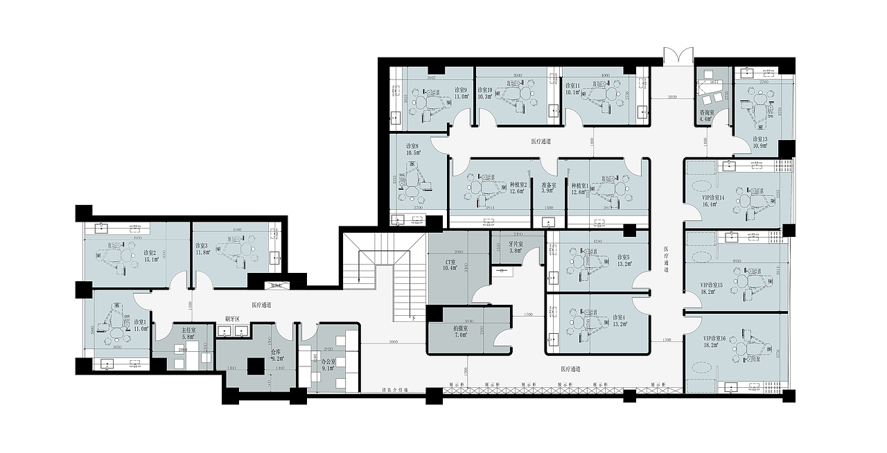 高端口腔空间设计-尚谦空间（图ZMjMwMjYzNzE2） - 家装设计 - 站酷设计师尚谦设计原创素材 - 站酷ZCOOL
