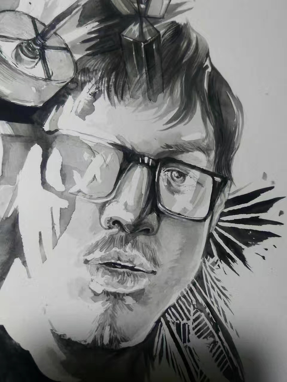 为院线电影手绘的宣传海报与近期杂画（图ZOTgzMjkzNjQ=） - 新锐潮流插画 - 站酷设计师曹英瀚原创素材 - 站酷ZCOOL