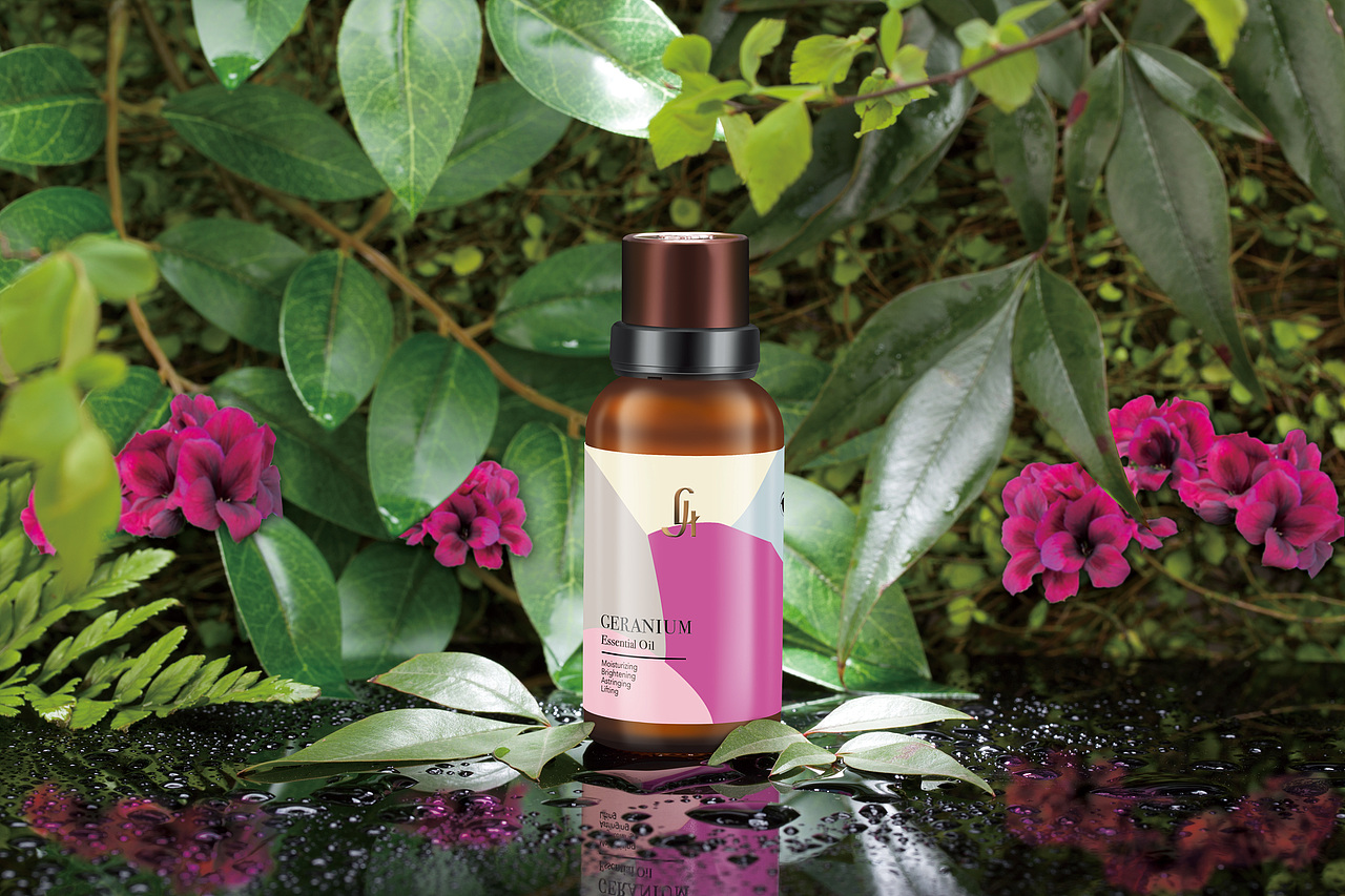 植物系列产品精修海报设计