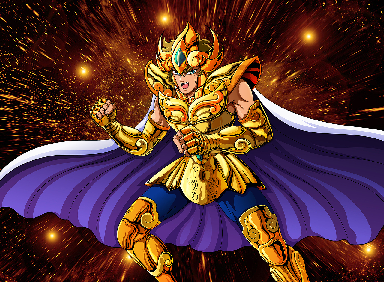 习作-圣斗士星矢黄金圣斗士狮子座艾欧里亚