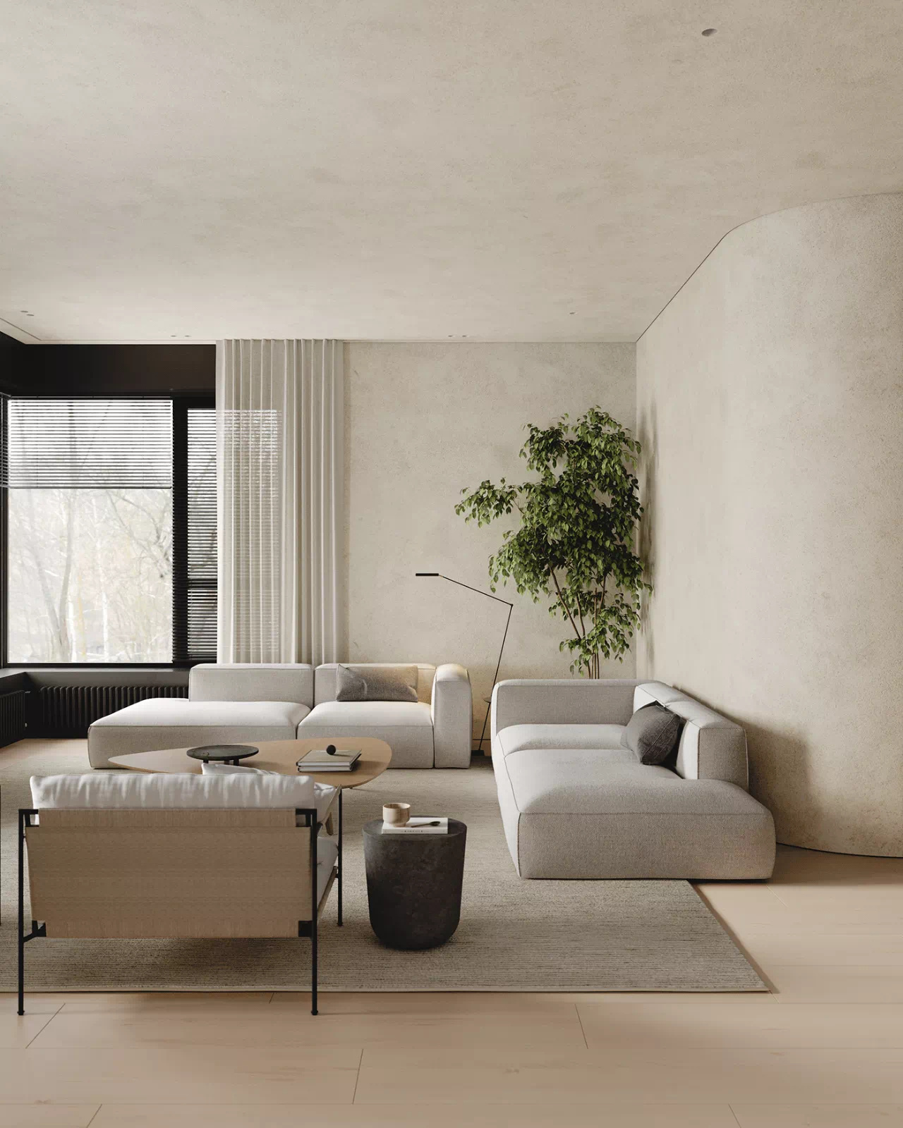 极简的东方寂静之美|空间|家装设计|重庆fs室内设计 - 原创作品