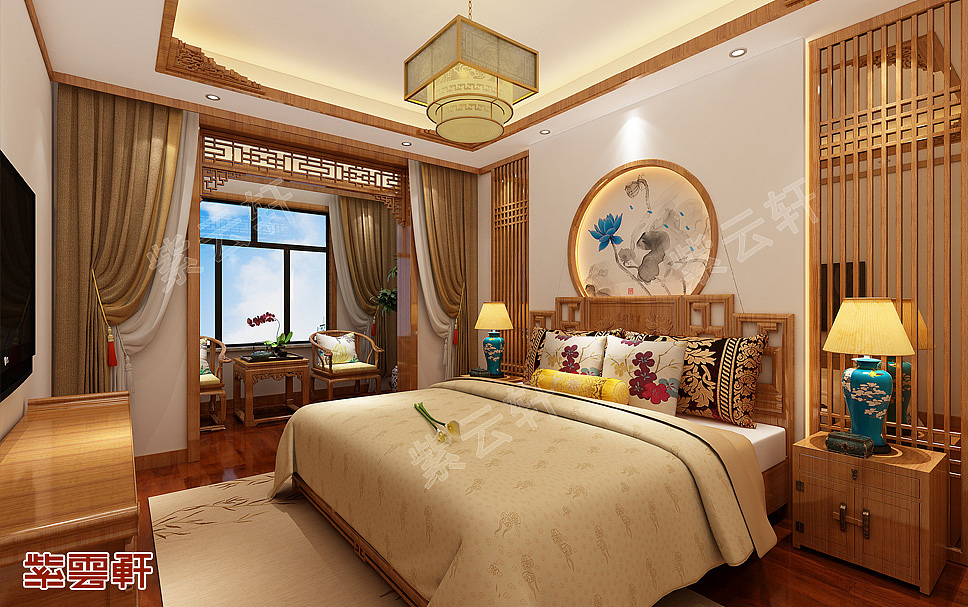 女儿房中式设计风格效果图